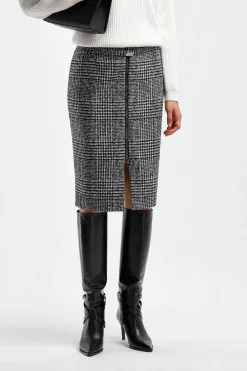 Femme Tom Ford Rock Fitted Dans Chalk/Noir