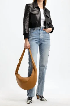 Femme Khaite Sac August Hobo En Nougat