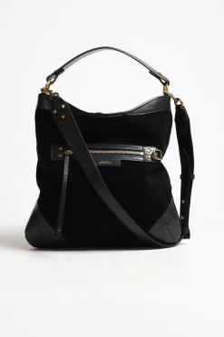 Femme Isabel Marant Sac Botsy Day Suede En Noir