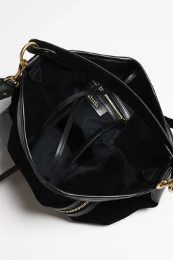 Femme Isabel Marant Sac Botsy Day Suede En Noir