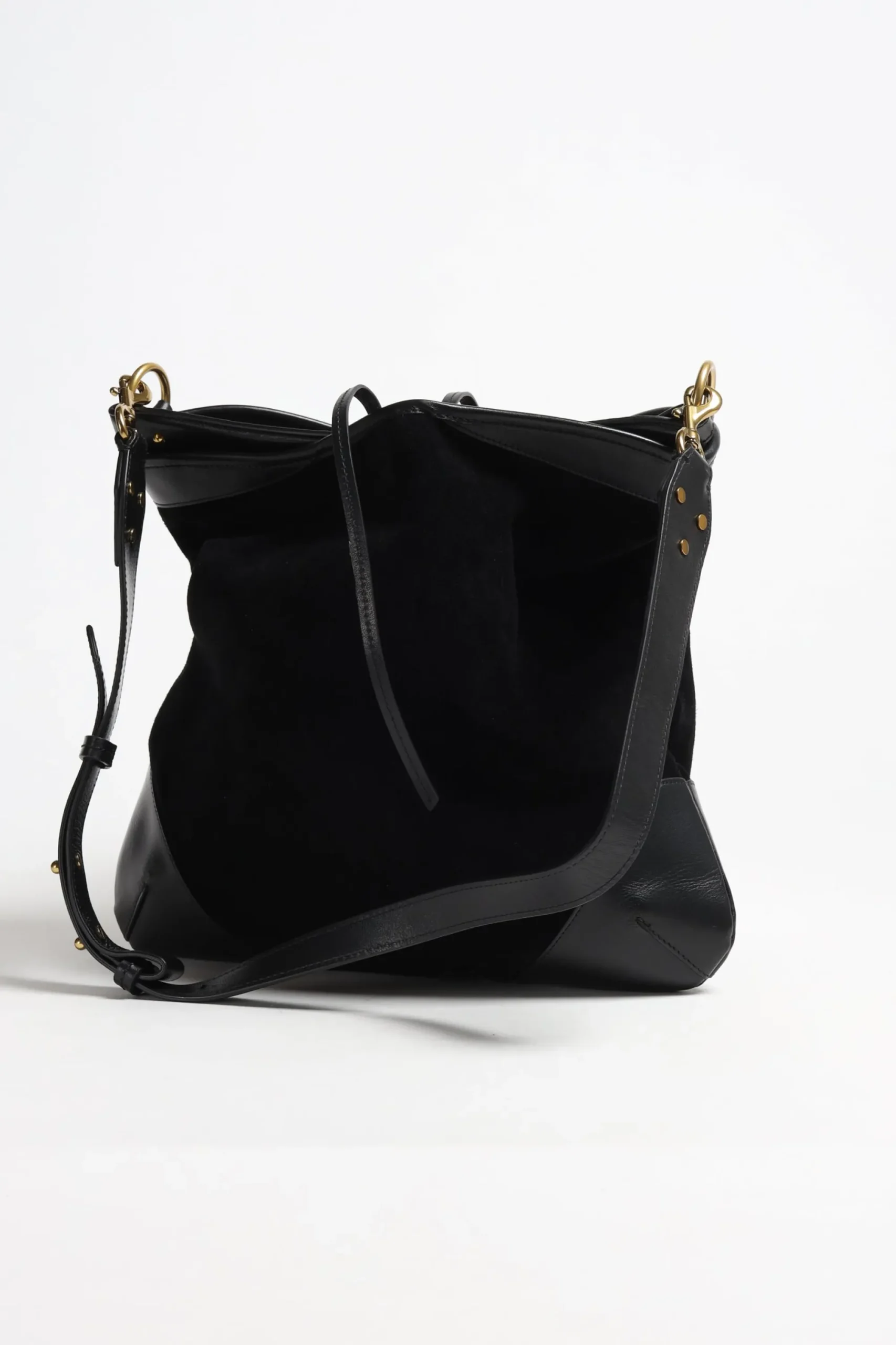 Femme Isabel Marant Sac Botsy Day Suede En Noir