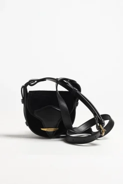 Femme Isabel Marant Sac Botsy Mini Suede En Noir