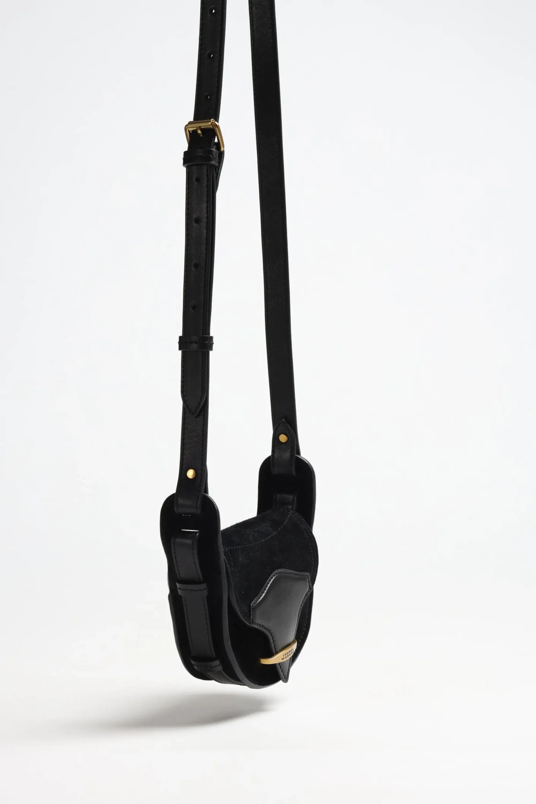 Femme Isabel Marant Sac Botsy Mini Suede En Noir