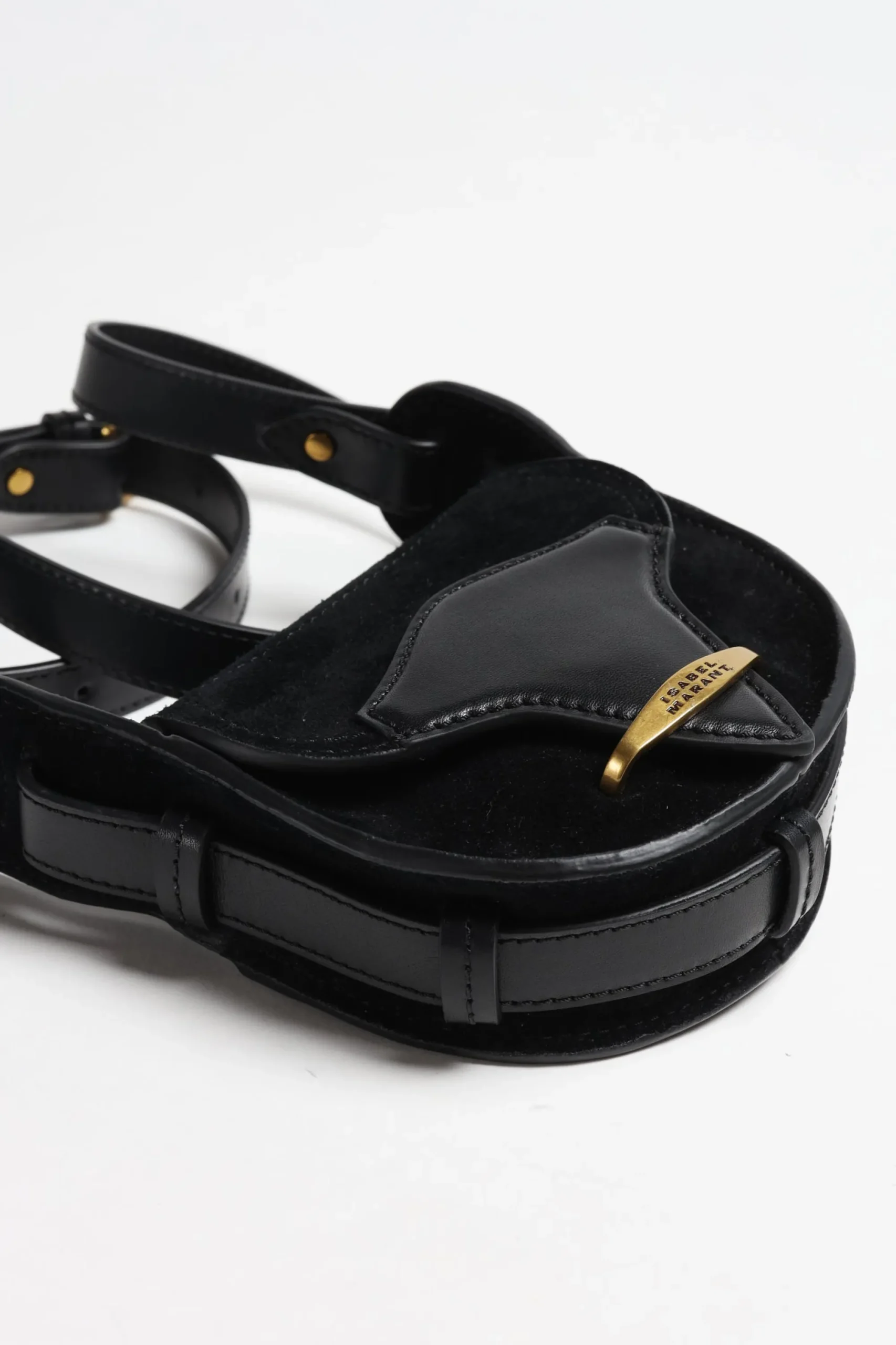 Femme Isabel Marant Sac Botsy Mini Suede En Noir