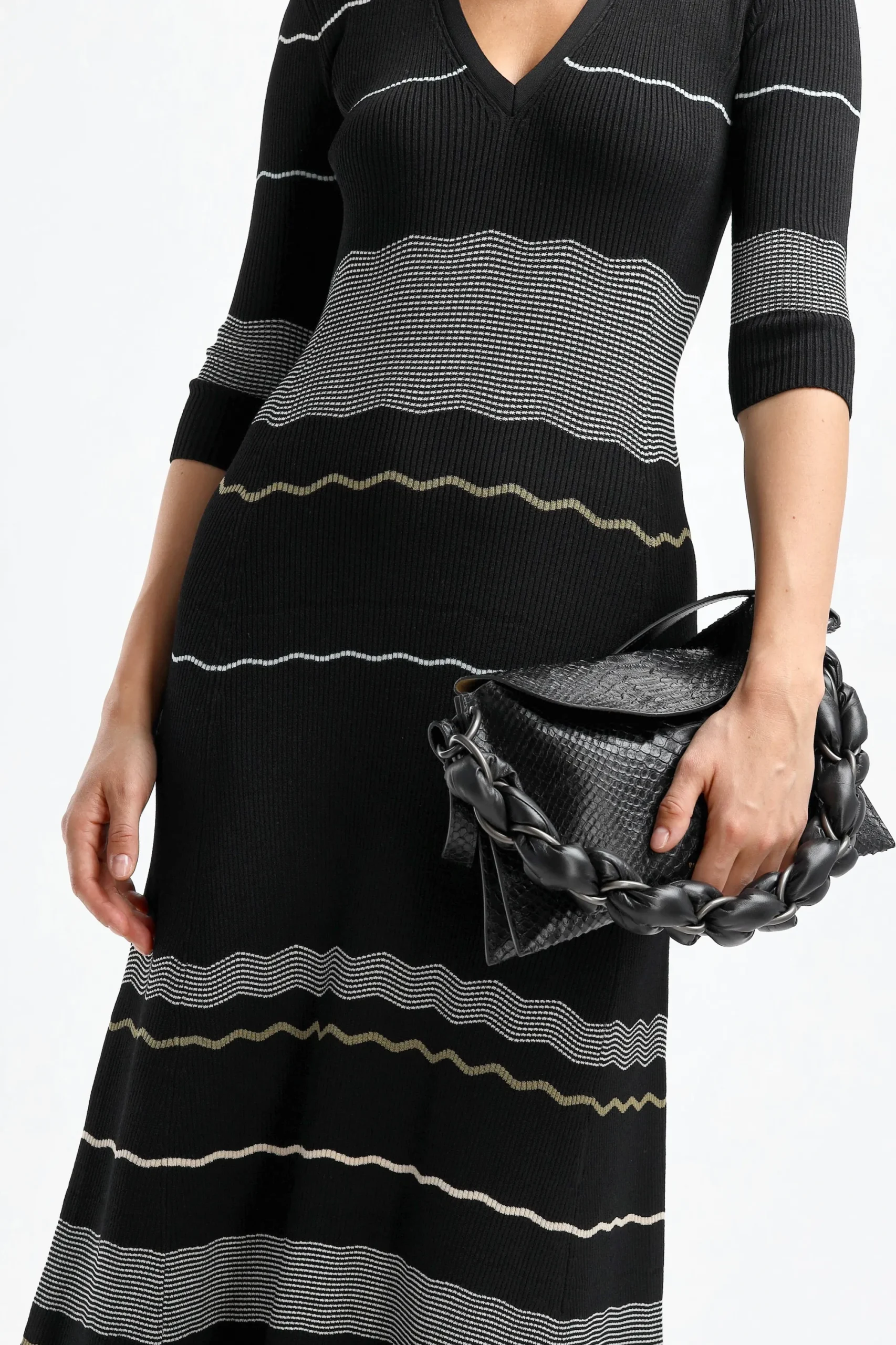 Femme Proenza Schouler Sac Carved Python Braid En Noir