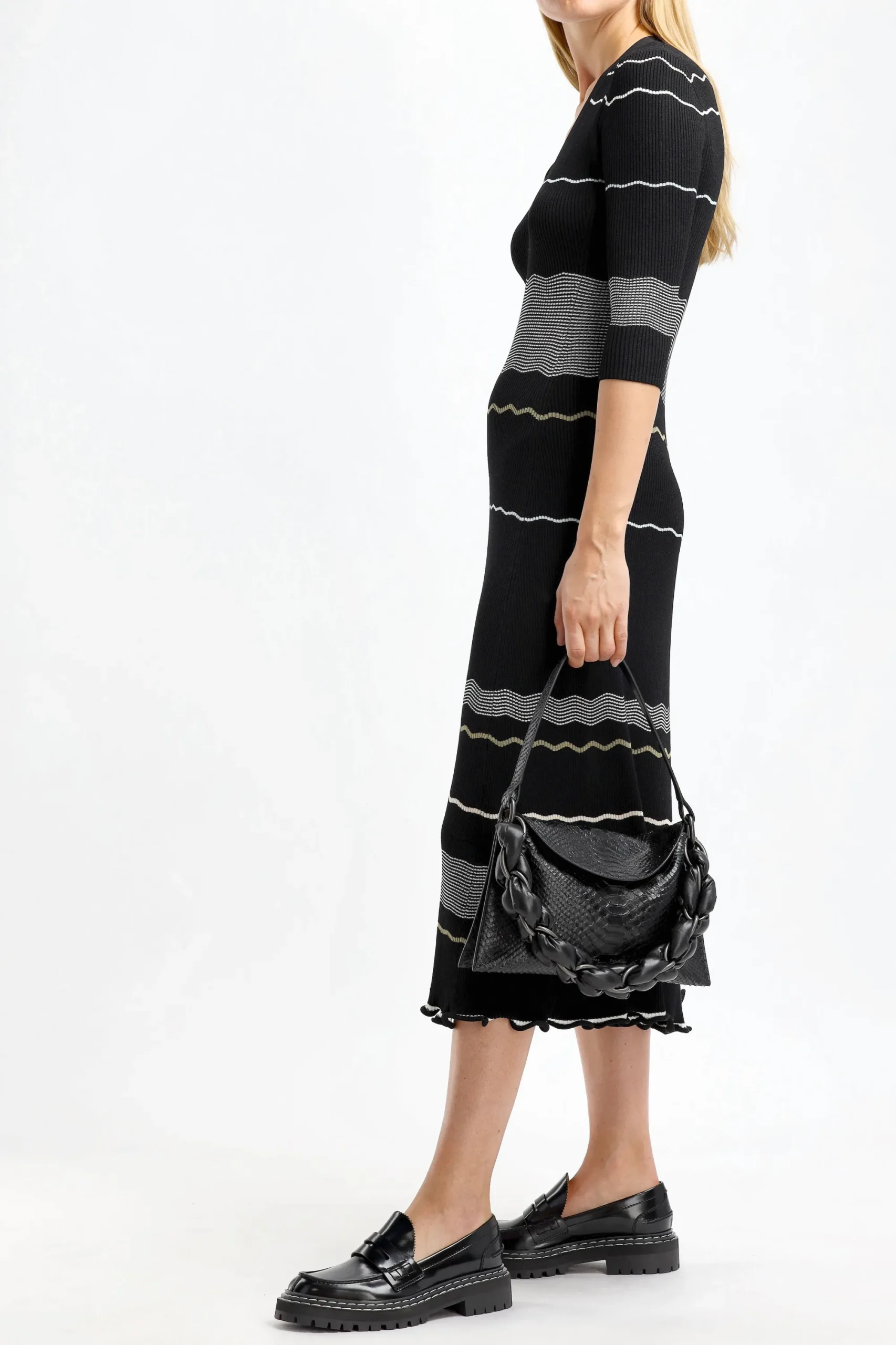 Femme Proenza Schouler Sac Carved Python Braid En Noir