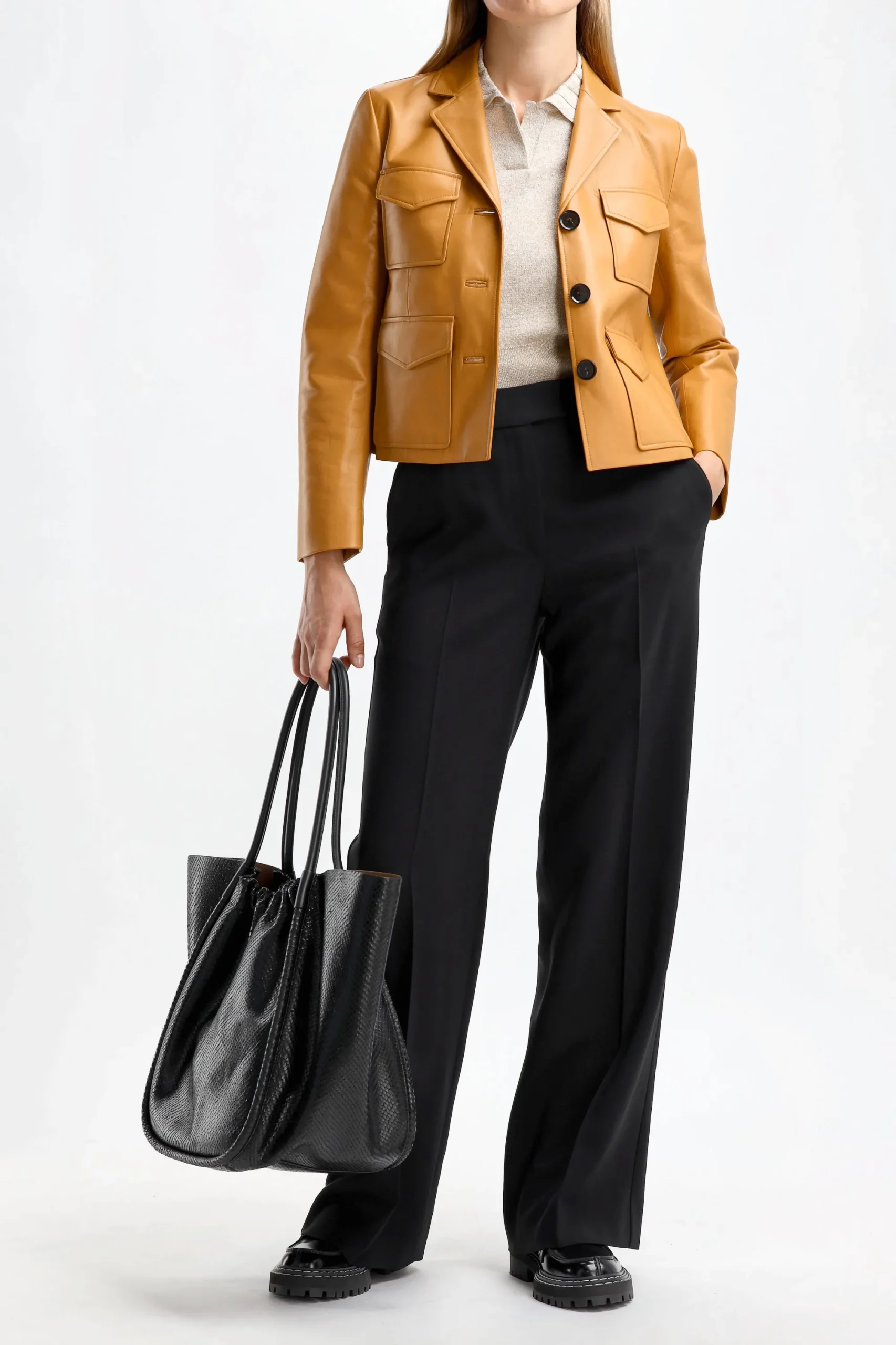 Femme Proenza Schouler Sac Carved Python Xl En Noir