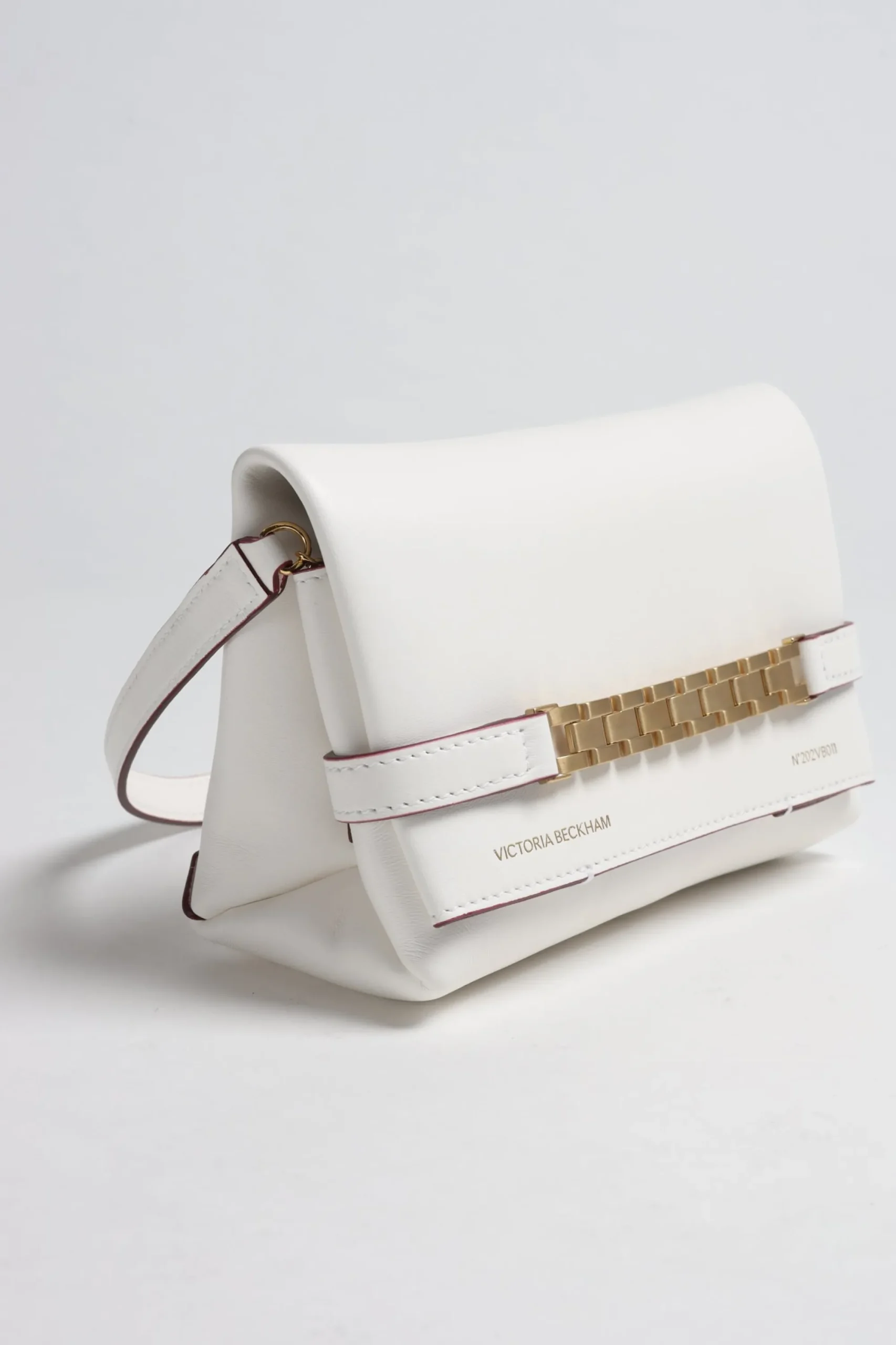 Femme Victoria Beckham Sac Chain Mini En Blanc