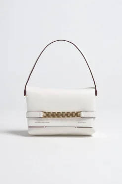 Femme Victoria Beckham Sac Chain Mini En Blanc
