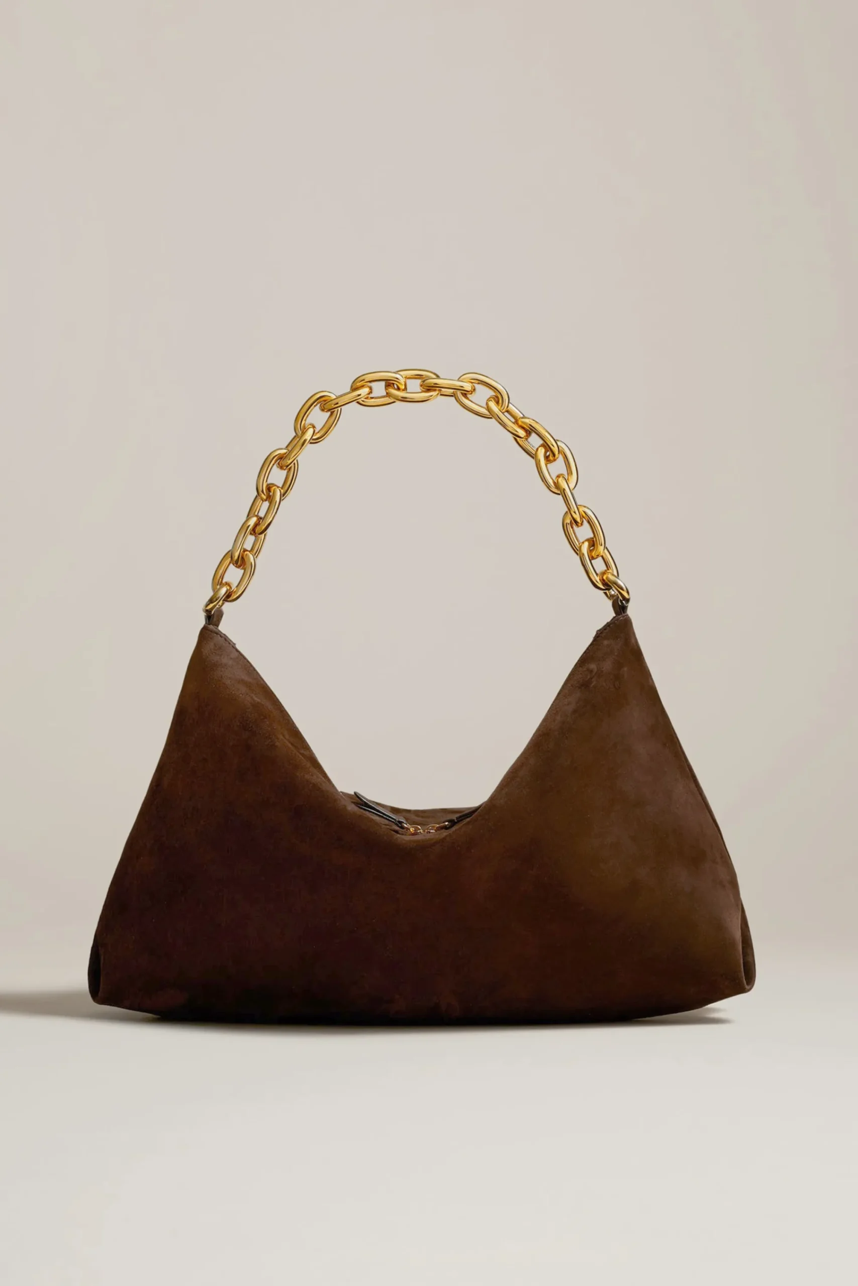 Femme Khaite Sac Clara Suede A Coffee