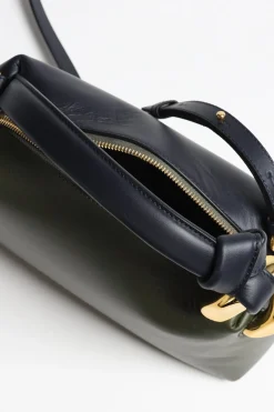 Femme JW Anderson Sac Corner En Kaki/Navy