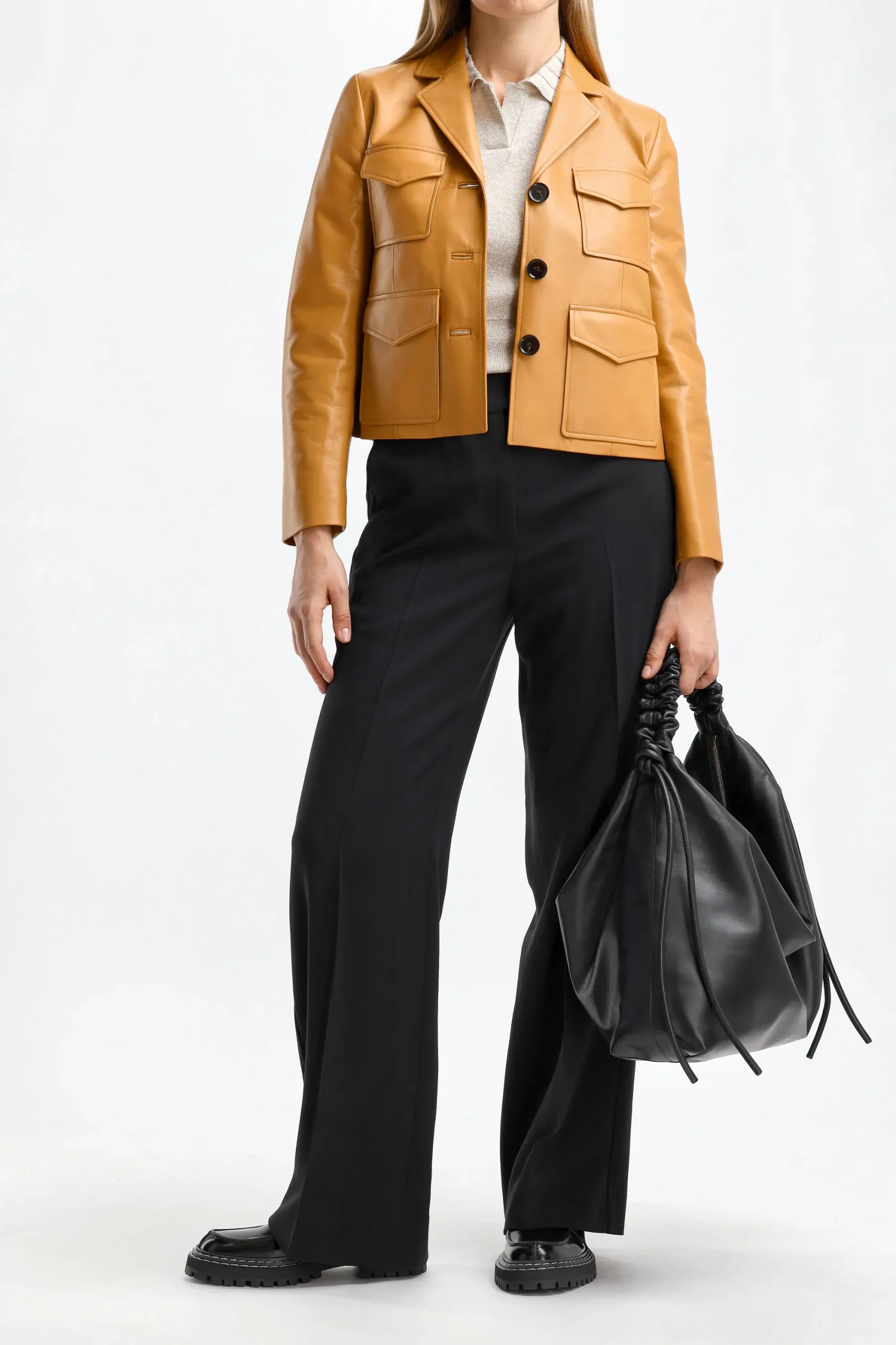 Femme Proenza Schouler Sac Drawstring Large En Noir