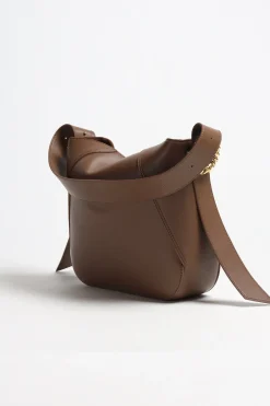 Femme Lanvin Sac Melodie Hobo Pm En Chestnut