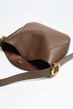 Femme Lanvin Sac Melodie Hobo Pm En Chestnut