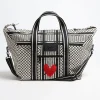 Femme Lala Berlin x Anita Hass Sac Muriel 'Heart' En Noir Et Blanc