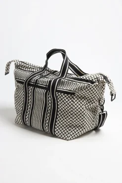 Femme Lala Berlin x Anita Hass Sac Muriel 'Heart' En Noir Et Blanc