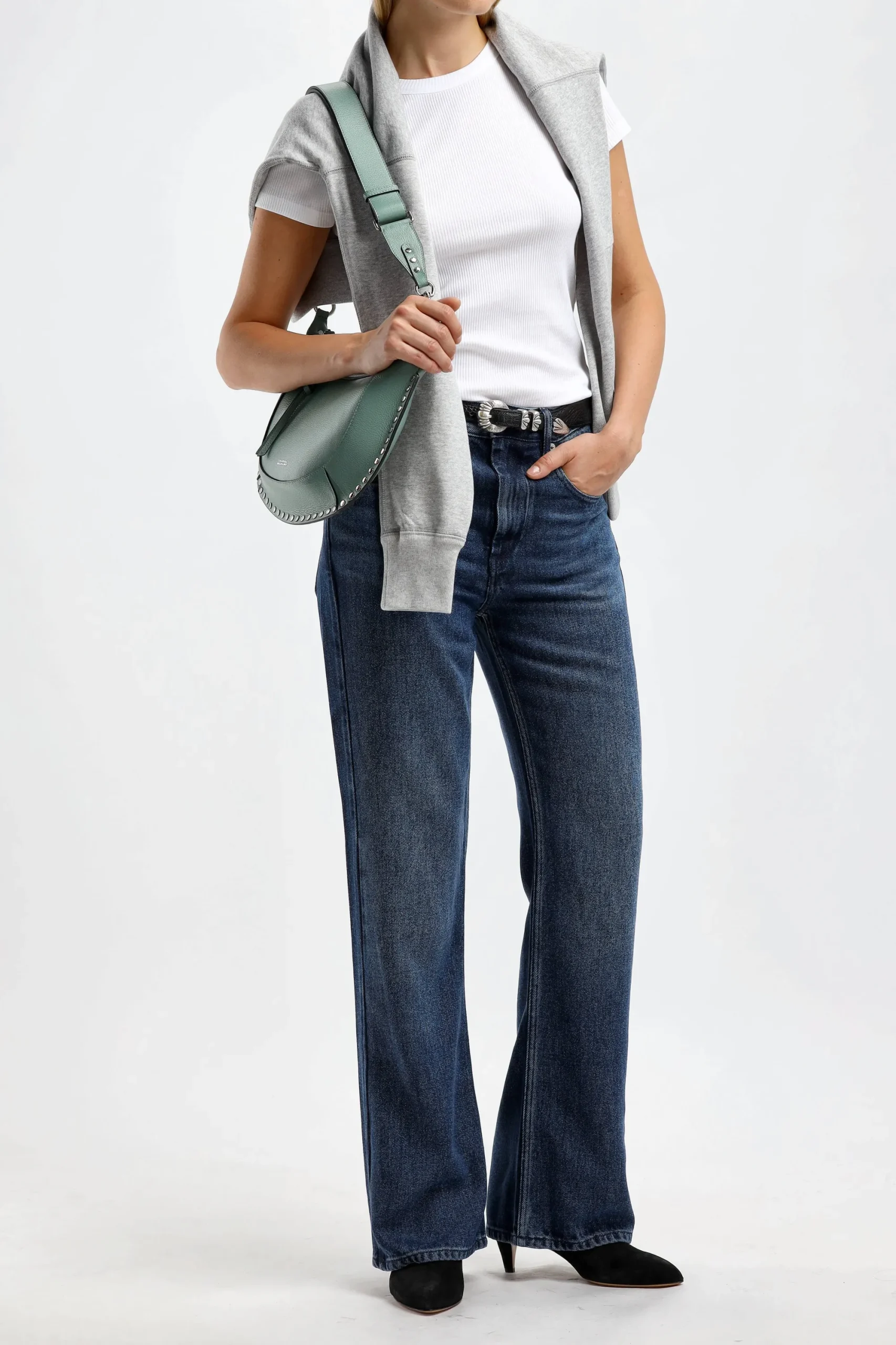 Femme Isabel Marant Sac Naoko En Verdigris