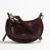 Femme Isabel Marant Sac Oskan Moon In Burgundy