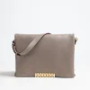 Femme Victoria Beckham Sac Soft Flap Xl En Taupe
