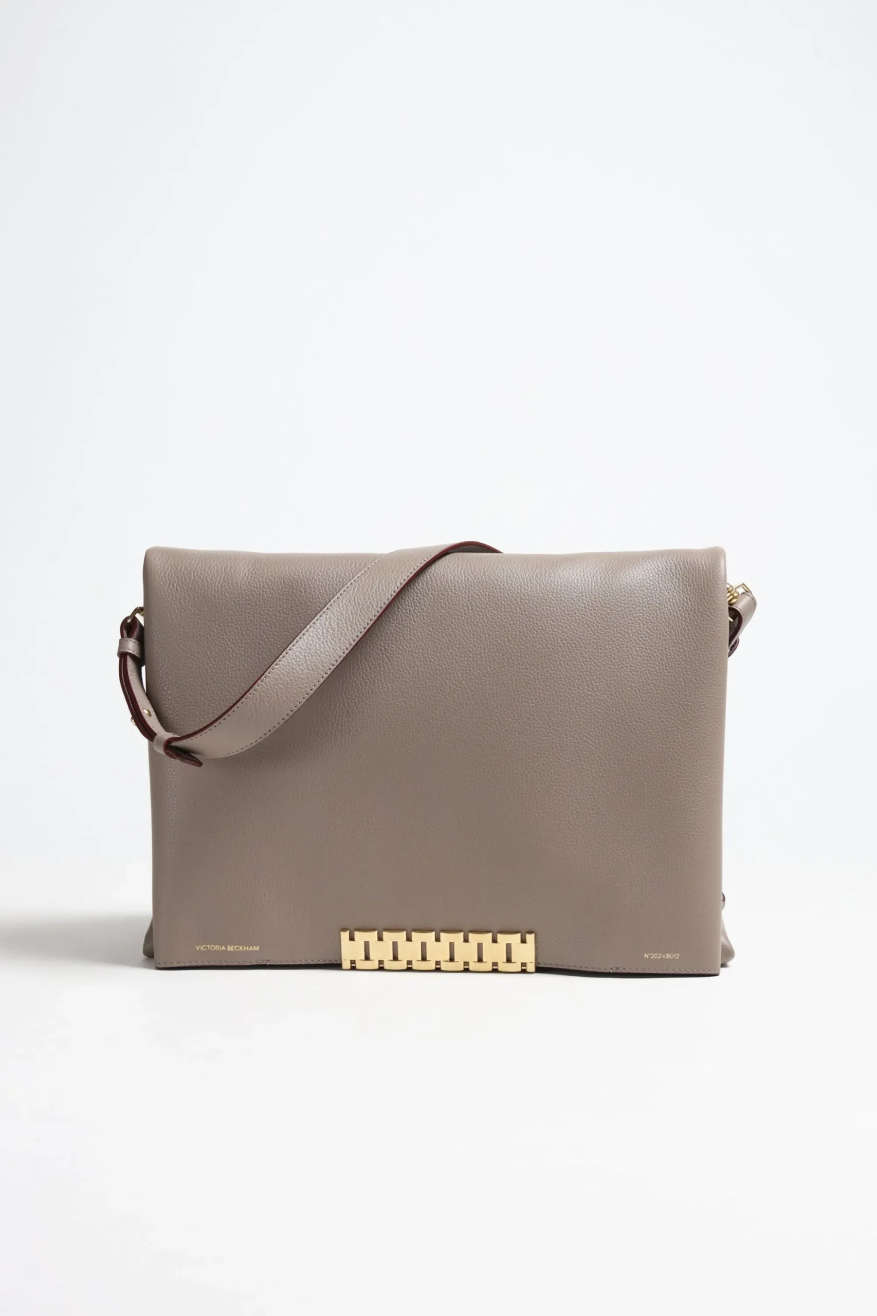 Femme Victoria Beckham Sac Soft Flap Xl En Taupe