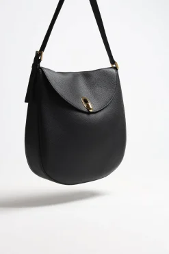 Femme Savette Sac Tondo Hobo Large En Noir