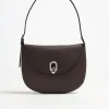 Femme Savette Sac Tondo Hobo Small A Coffee Grained
