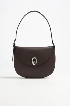 Femme Savette Sac Tondo Hobo Small A Coffee Grained