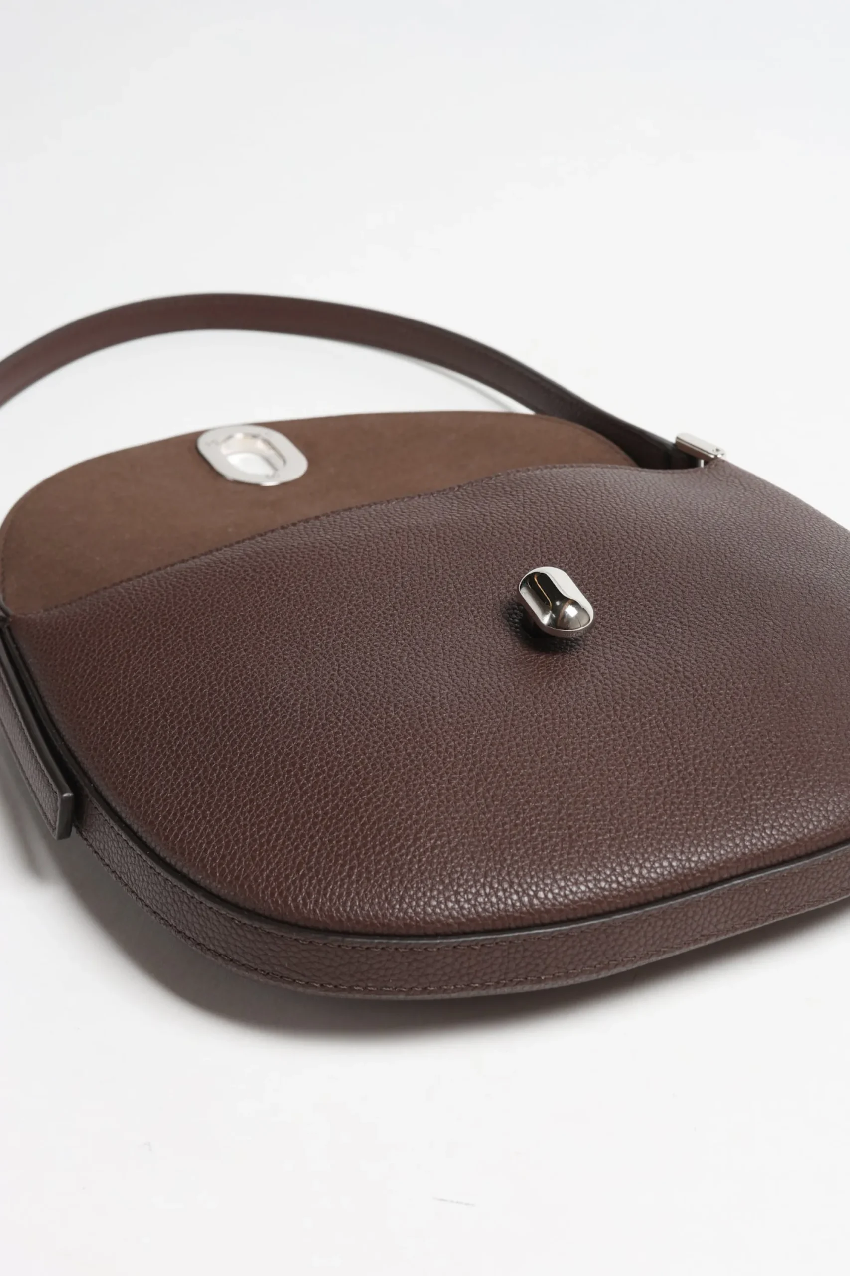 Femme Savette Sac Tondo Hobo Small A Coffee Grained