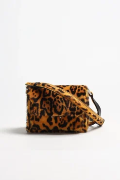 Femme Marni Sac Trunk En Leopard
