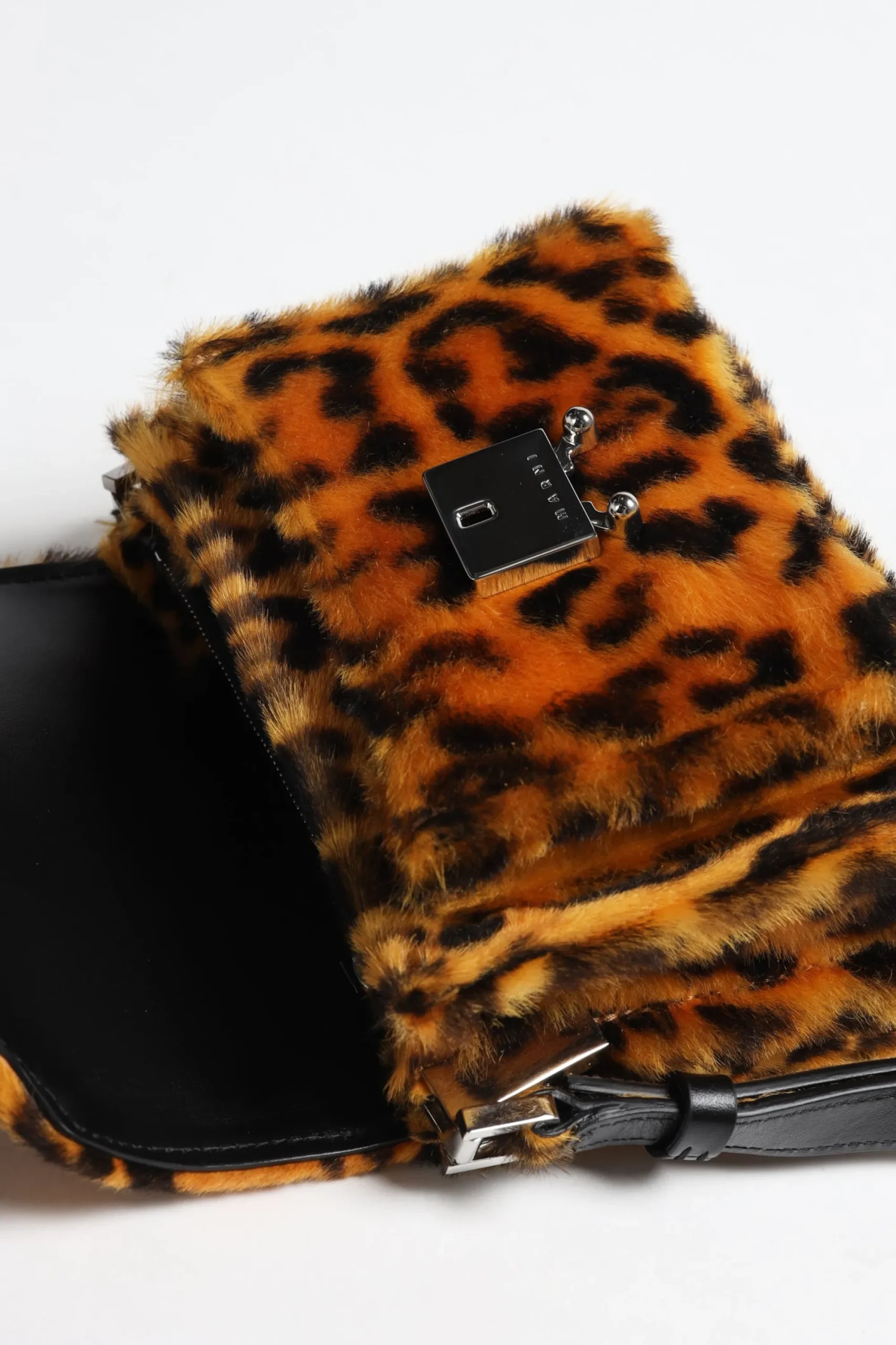 Femme Marni Sac Trunk En Leopard