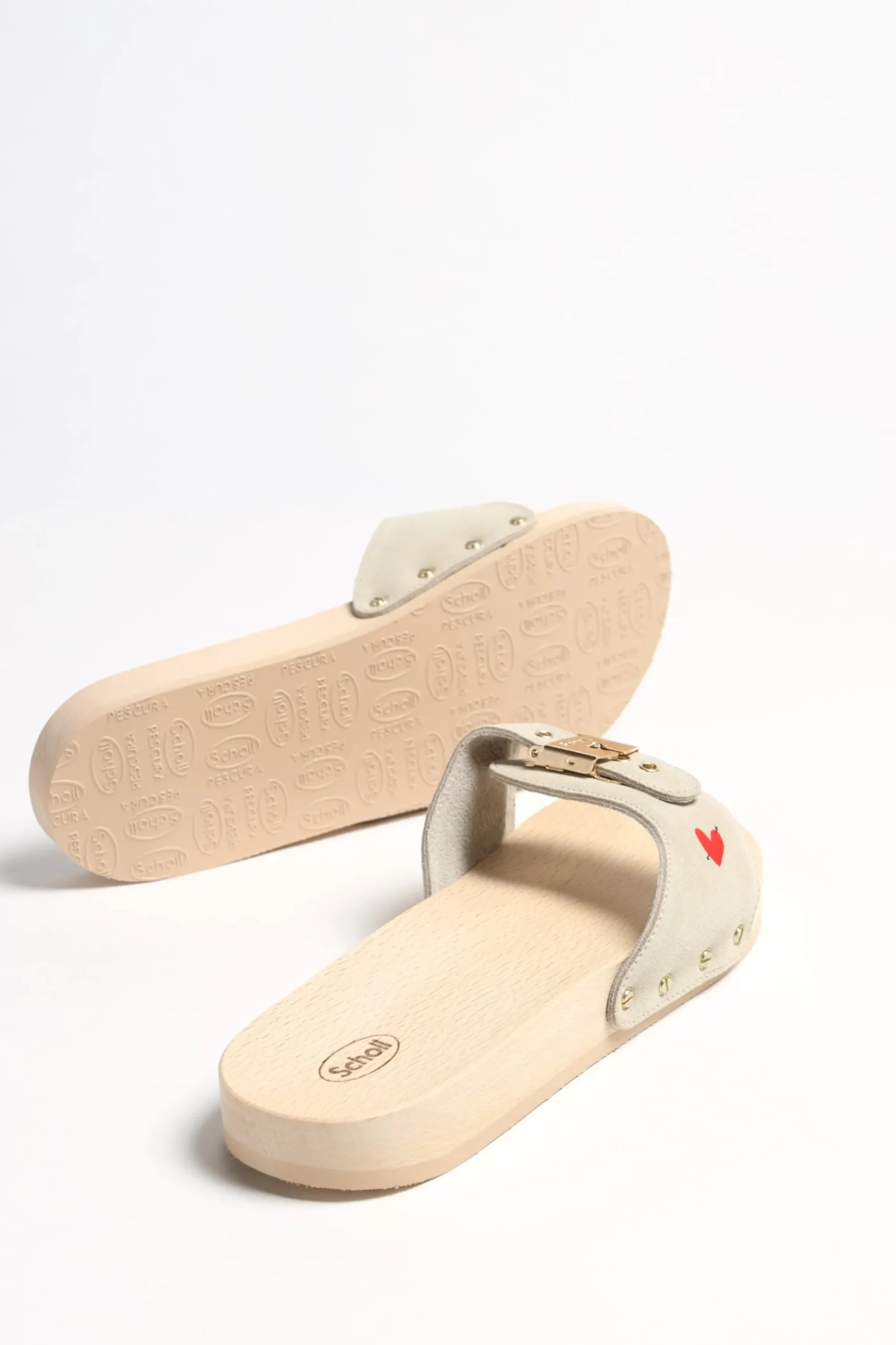 Femme Scholl x Anita Hass Sandale Pescura Flat En Beige