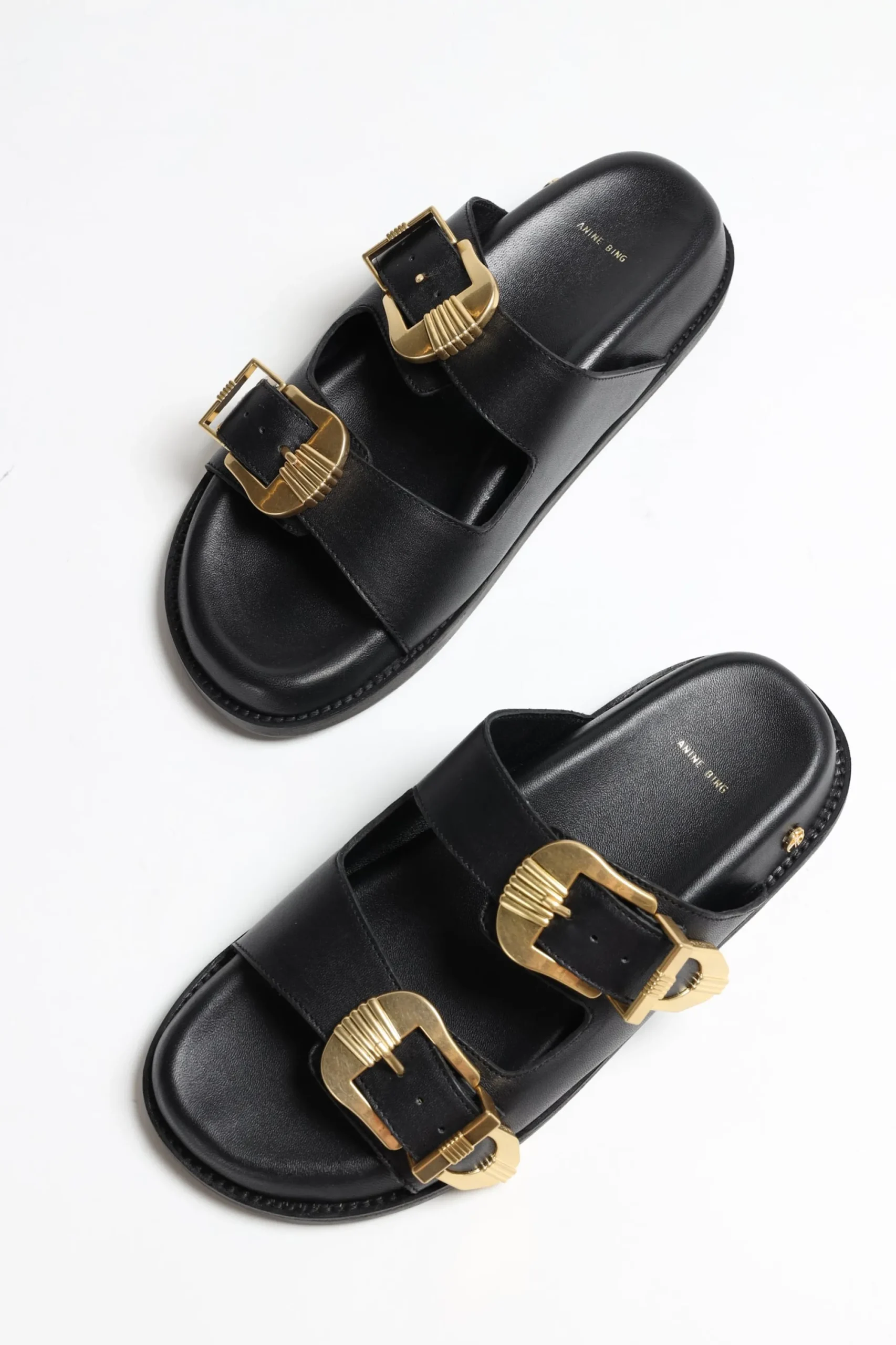 Femme Anine Bing Sandale Waylon En Noir