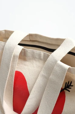 Femme Anita Hass Shopper En Coton Avec Logo En Forme De Coeur