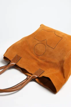 Femme Isabel Marant Shopper Yenky En Terre De Sienne