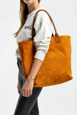 Femme Isabel Marant Shopper Yenky En Terre De Sienne