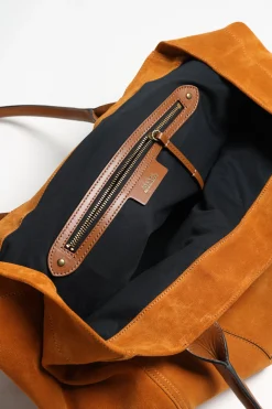 Femme Isabel Marant Shopper Yenky En Terre De Sienne