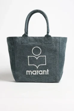 Femme Isabel Marant Shopper Yenky En Vert Fonce