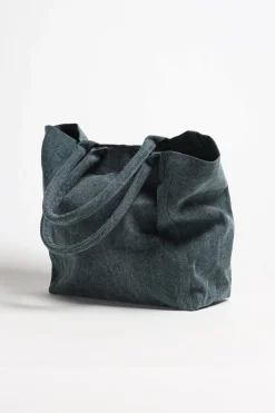 Femme Isabel Marant Shopper Yenky En Vert Fonce