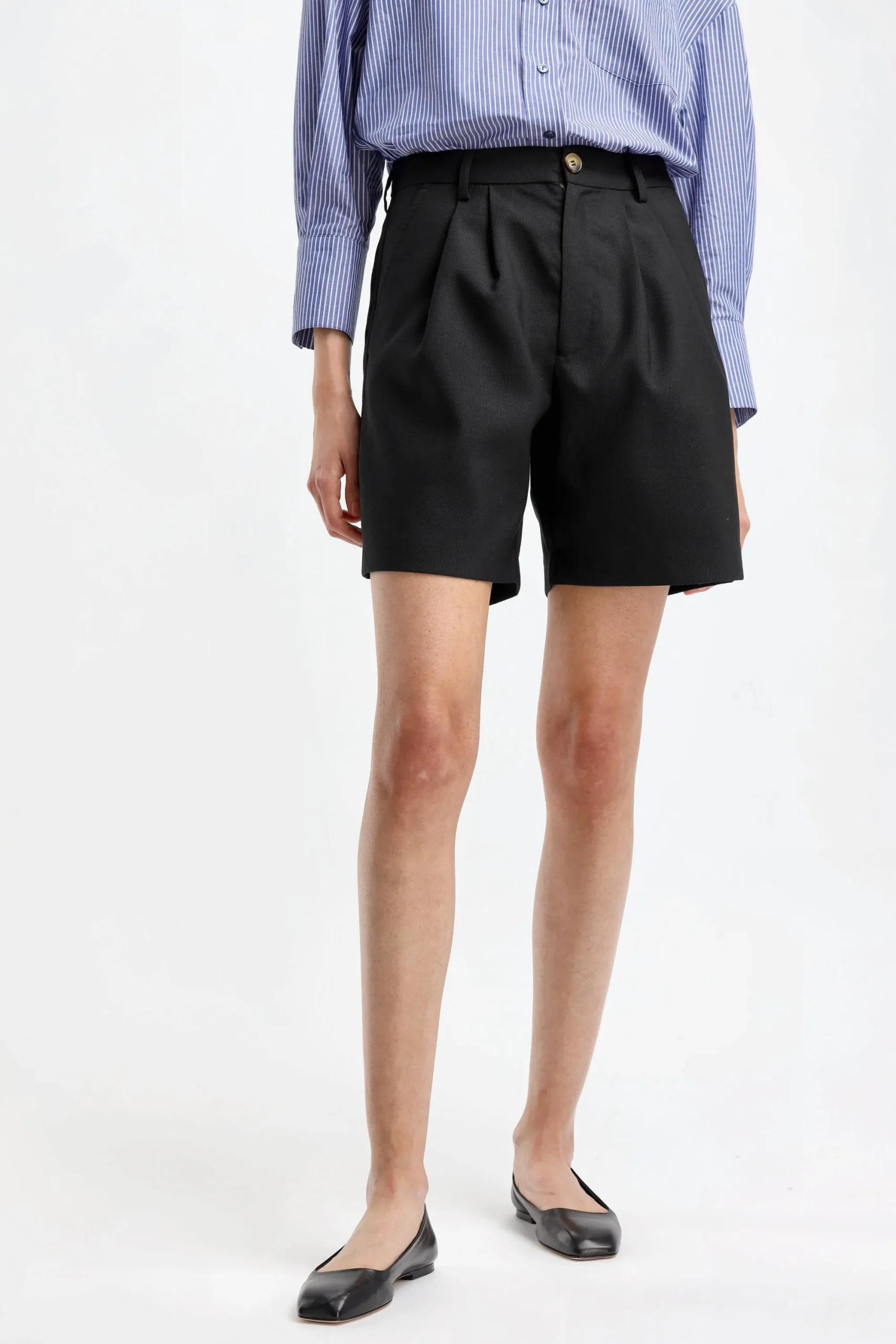 Femme Anine Bing Short Carrie En Noir
