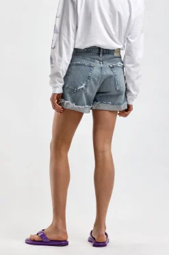 Femme Agolde Short Parker Dans Heat Wave