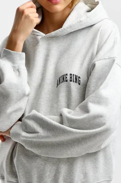 Femme Anine Bing Sweat A Capuche Alec En Gris