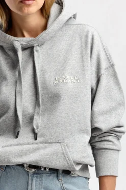 Femme Isabel Marant Sweat A Capuche Scott En Gris