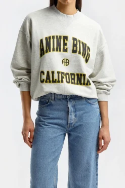 Femme Anine Bing Sweat-Shirt Jaci California En Gris