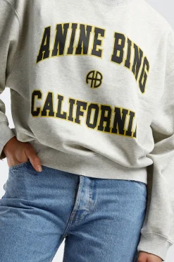 Femme Anine Bing Sweat-Shirt Jaci California En Gris