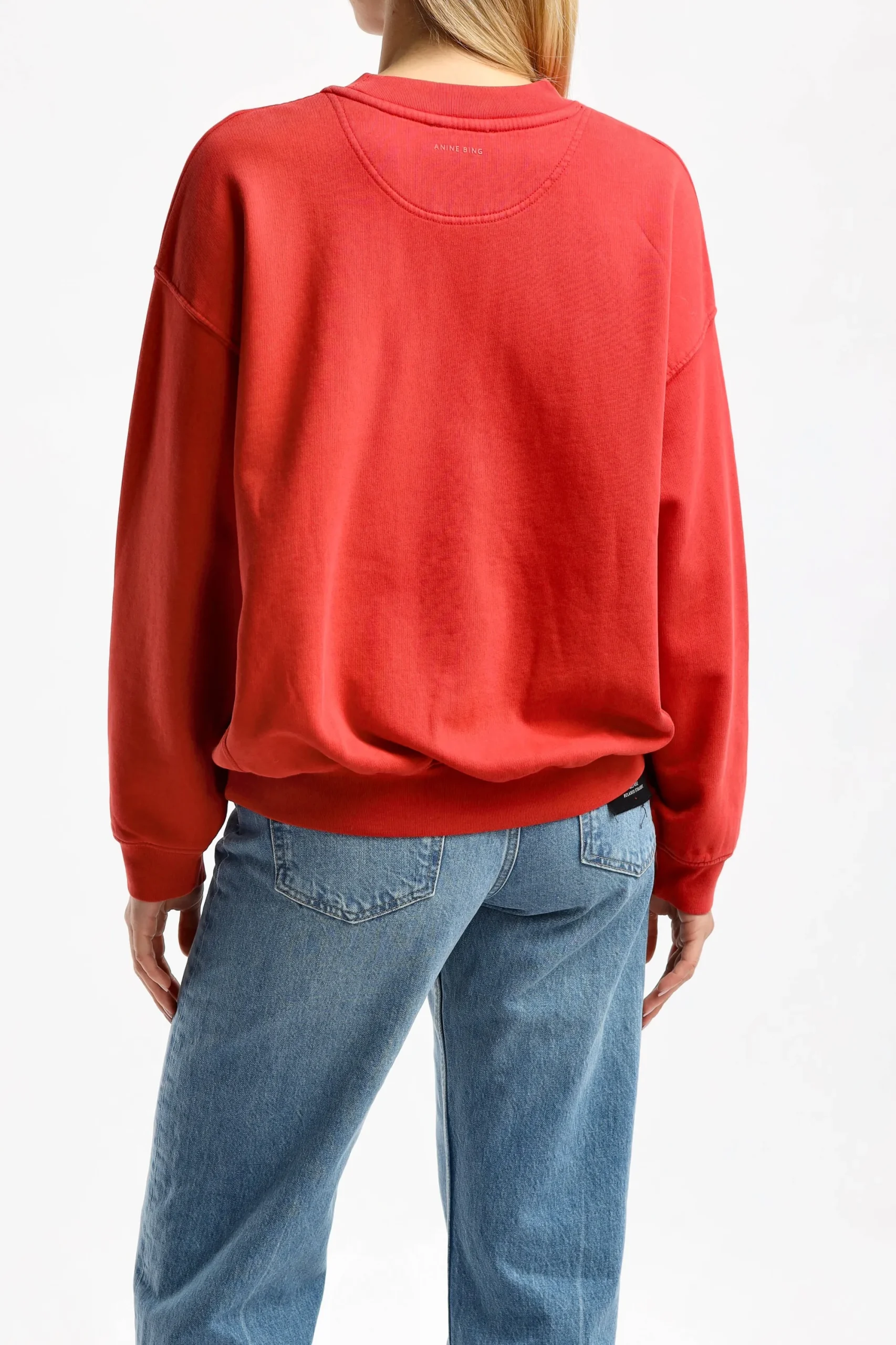 Femme Anine Bing Sweat-Shirt Jaci En Rouge