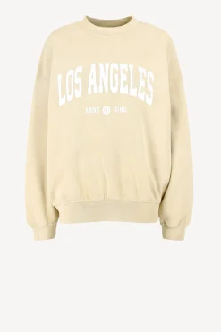 Femme Anine Bing Sweat-Shirt Jaci La En Jaune Pale