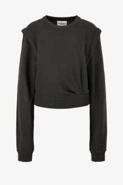 Femme Marant Etoile Sweat-Shirt Masson Dans Faded Black