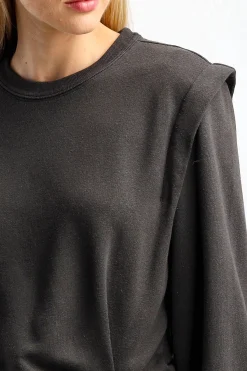 Femme Marant Etoile Sweat-Shirt Masson Dans Faded Black