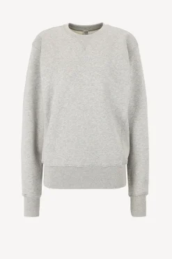 Femme Toteme Sweat-Shirt Ras Du Cou Gris