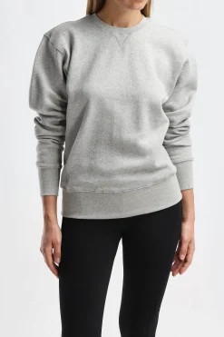 Femme Toteme Sweat-Shirt Ras Du Cou Gris